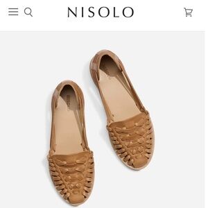 Nisolo Almond Huaraches EUC Size 9